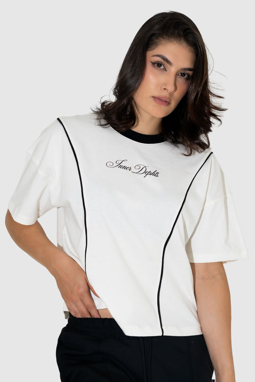 CAMISETA LARGA BLANCA