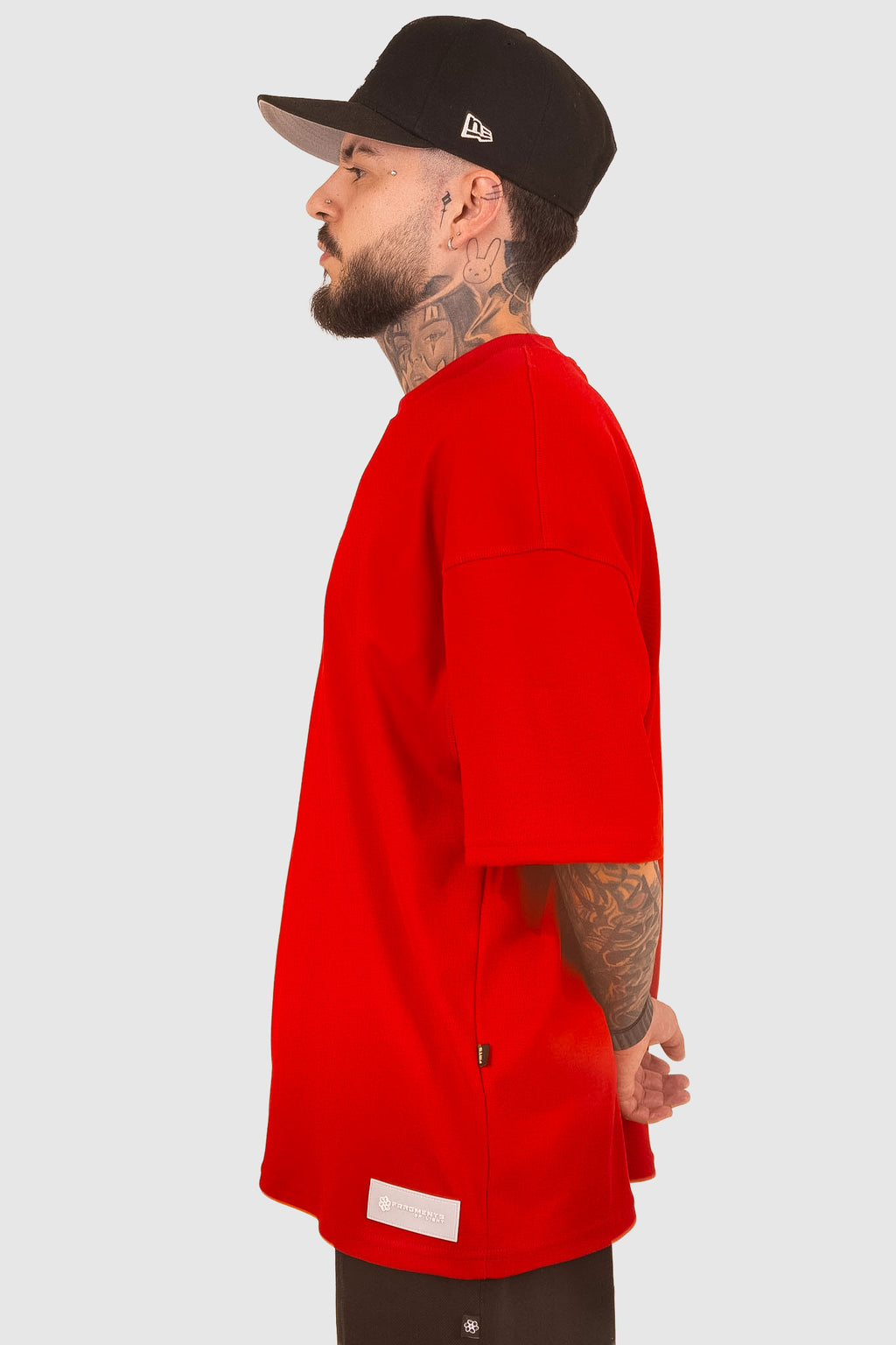 CAMISETA OVERSIZE ROJA