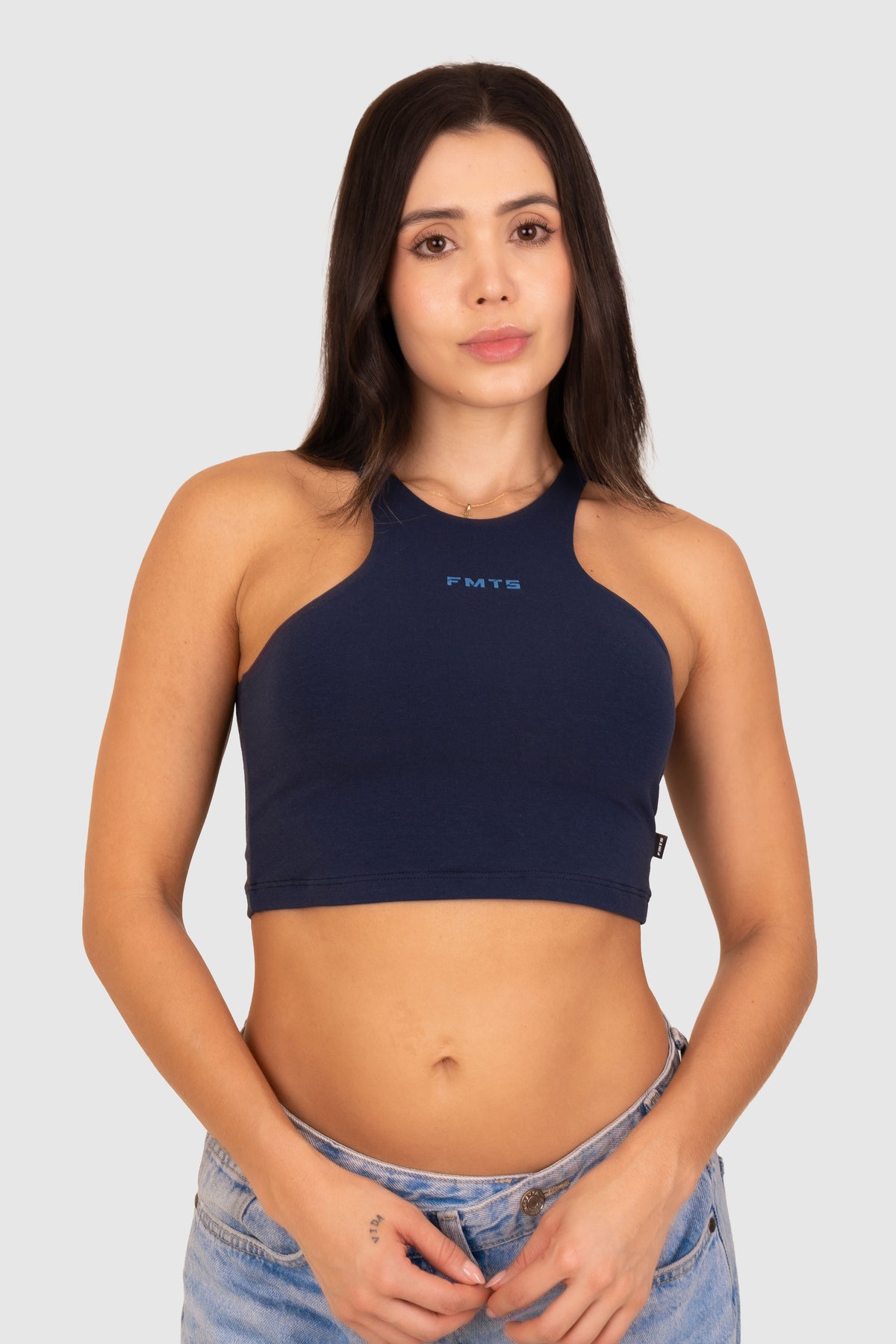 HALTER FIT-AZUL OSCURO