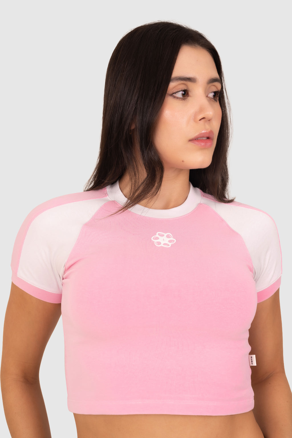 RINGER TEE-ROSADA