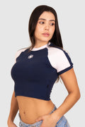 RINGER TEE-AZUL OSCURO