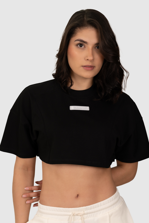 CROP-TOP BLACK FORM