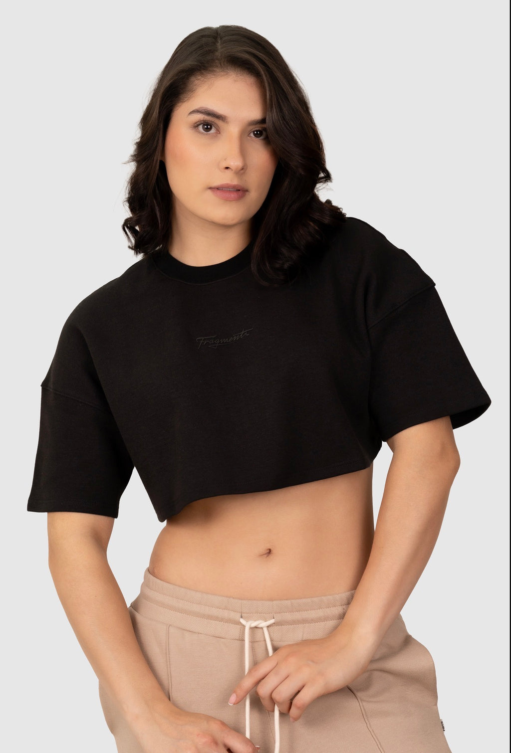 SILK CROP-TOP