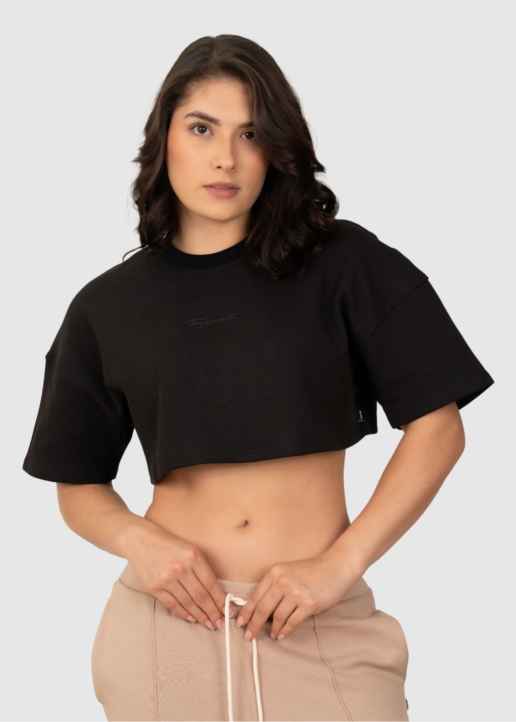 SILK CROP-TOP